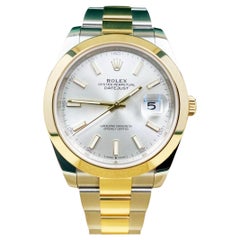 Rolex Datejust 41 126303 Silver Dial 18K Yellow Gold Stainless Steel 2021