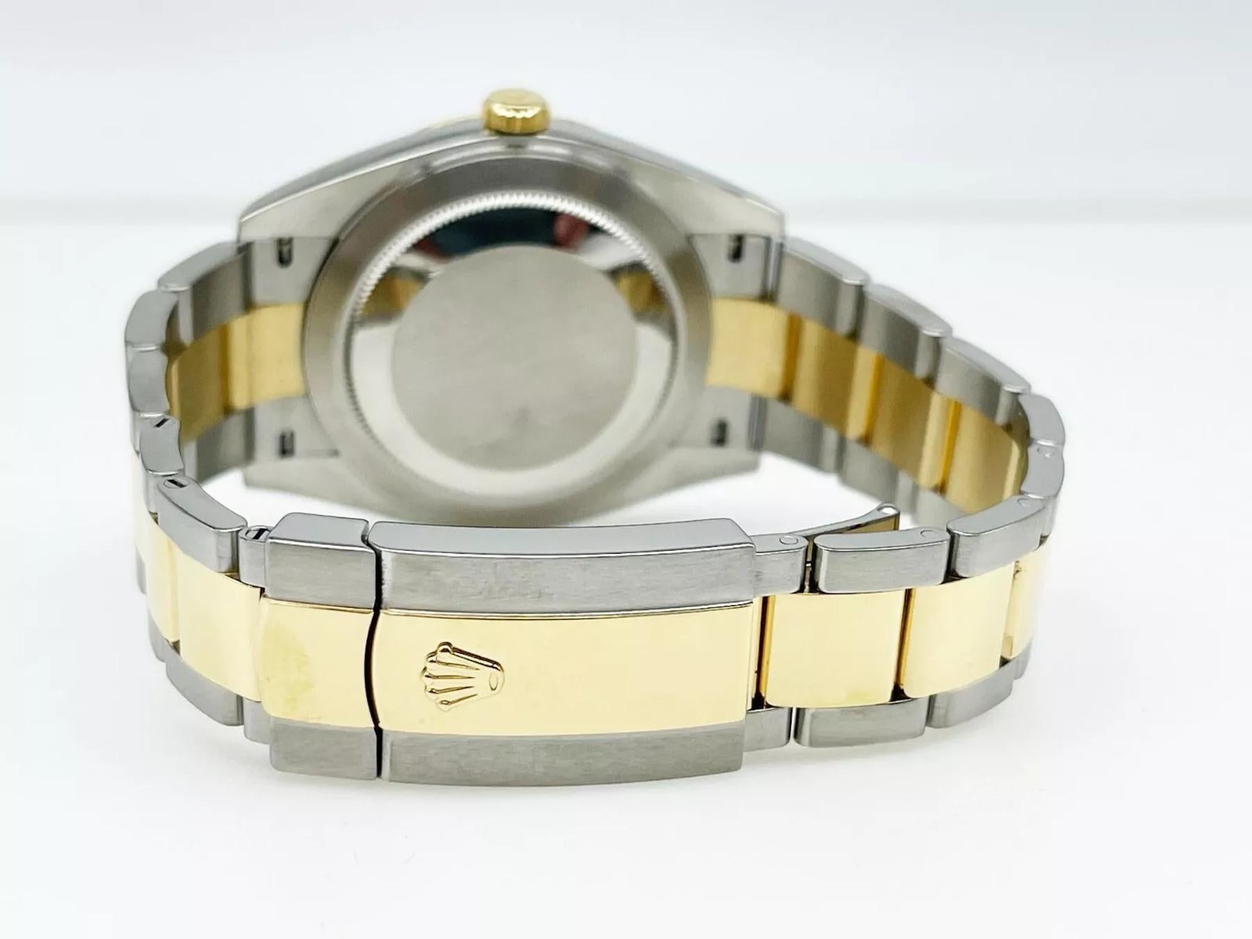 Rolex Datejust 41 126303 White Dial 18K Yellow Gold Steel Box Paper 2018 1