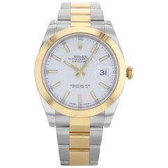 Rolex Datejust 41 126303 wio Steel 18 Karat Yellow Gold Automatic Men's Watch