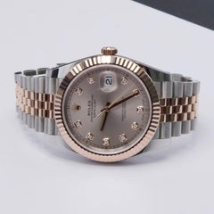 Rolex Datejust 41 126331 Diamant Sundust Zifferblatt Rose Gold Herrenuhr Box Papiere