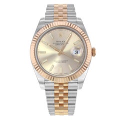 Rolex Datejust 41 126331 Steel and 18 Karat Rose Gold Automatic Men's Watch