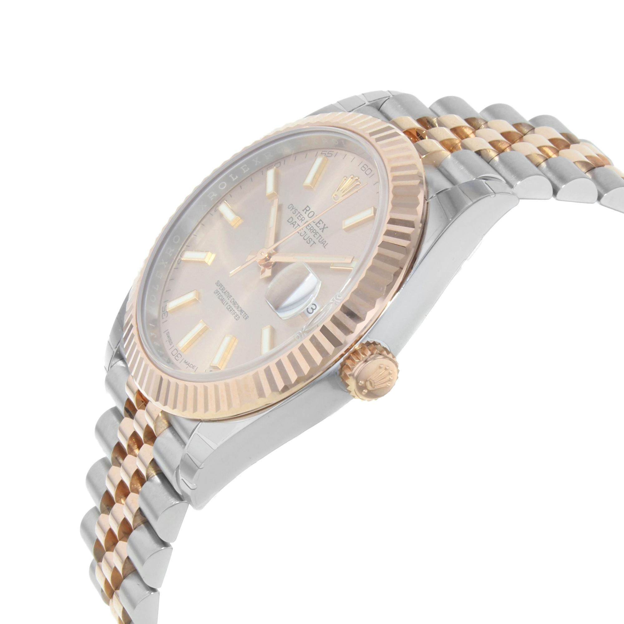 Rolex Datejust 41 126331 Steel and 18 Karat Rose Gold Automatic Men's Watch 1