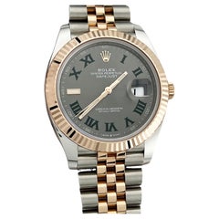 Rolex Montre Datejust 41 126331 Wimbledon cadran en or rose 18 carats avec boîte en acier inoxydable 2023