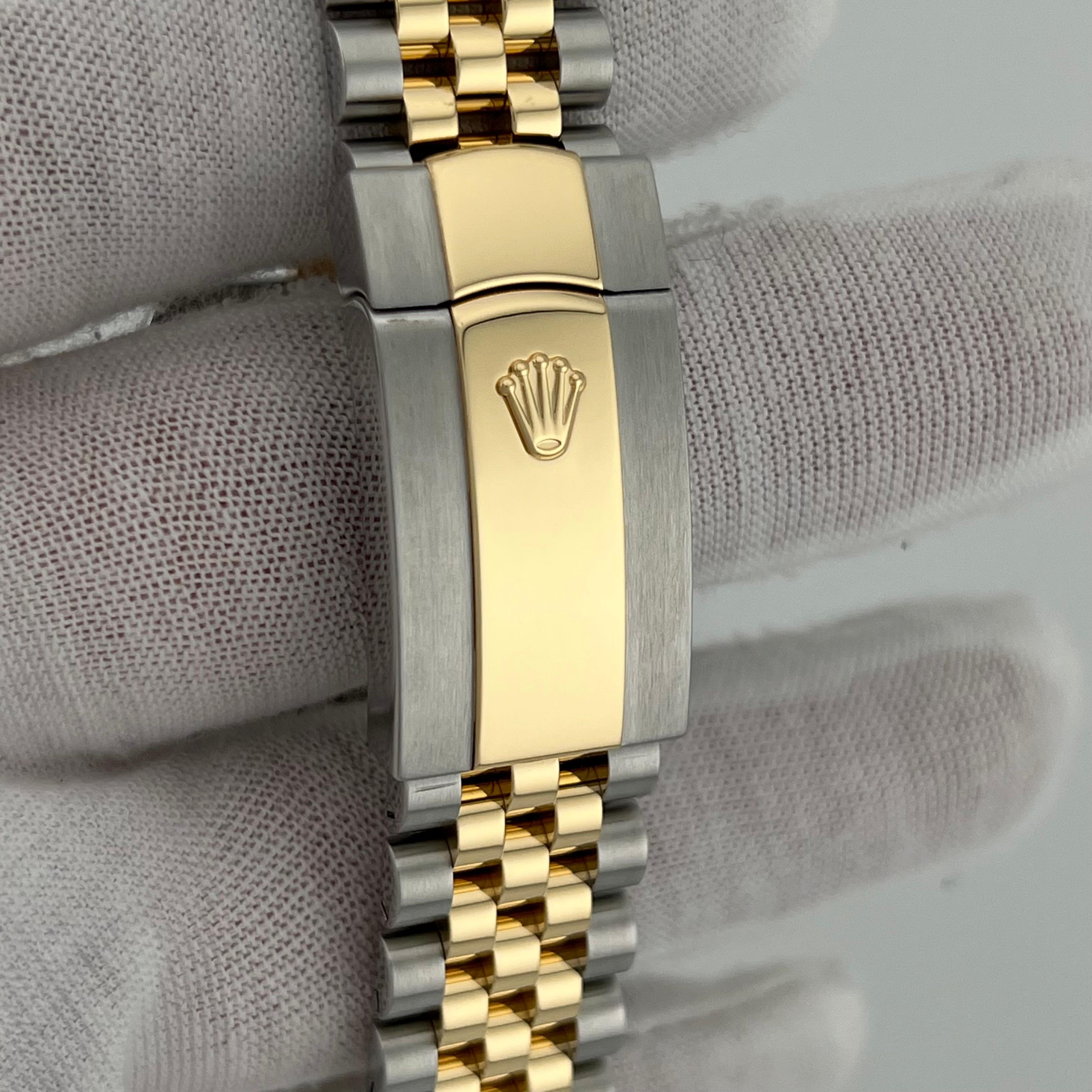 Rolex Datejust 41 126333 Black Dial 18K Yellow Gold Stainless Box Paper 2021 3
