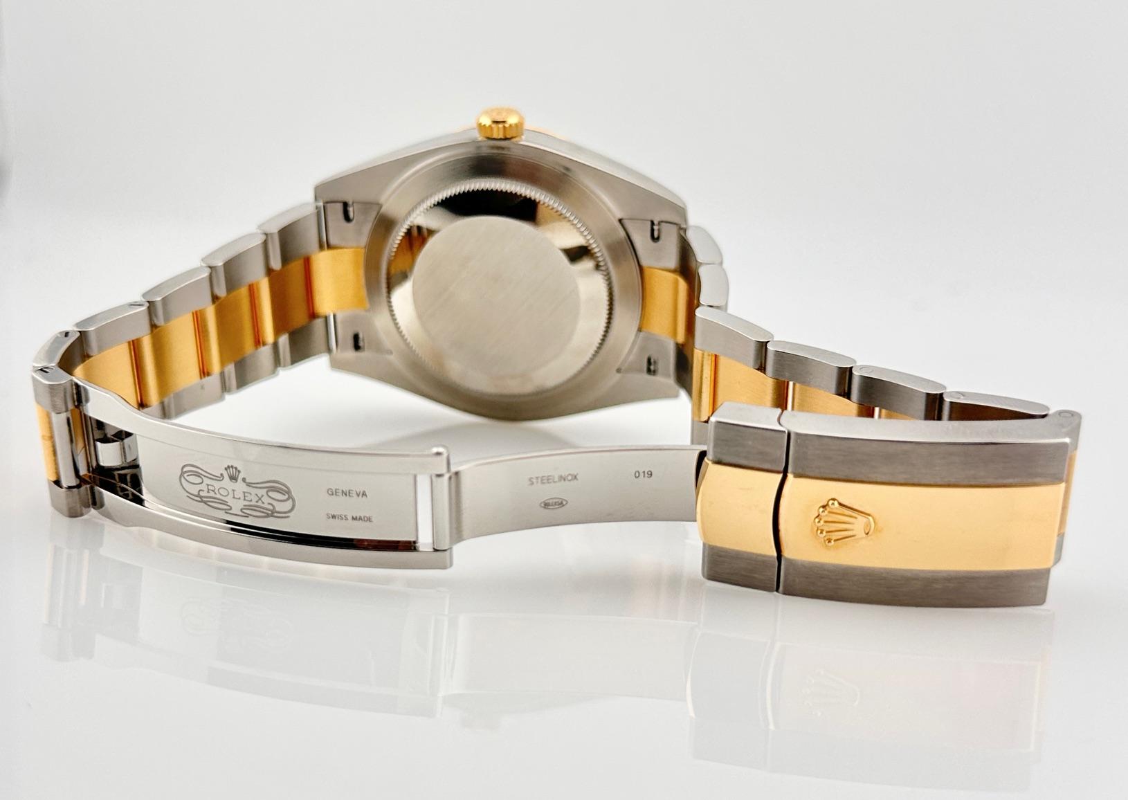 Rolex Datejust 41 126333 Champagne Dial 18K Gold Stainless Steel Box Papers 2022 en vente 2