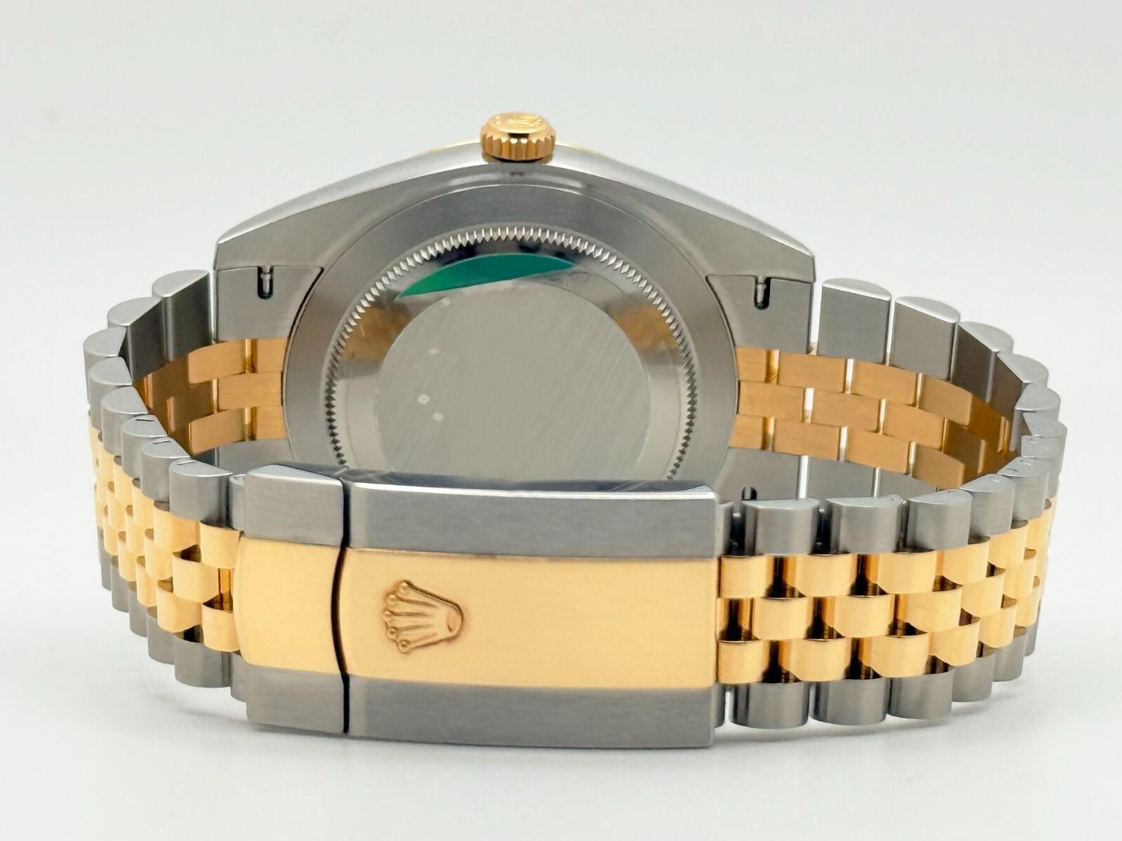 Rolex Datejust 41 126333 Esfera Champán Oro Amarillo 18K Caja Acero Papel 2023 en Excelente Estado en San Diego, CA