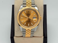 Rolex Datejust 41 126333 Esfera Champán Oro Amarillo 18K Caja Acero Papel 2023