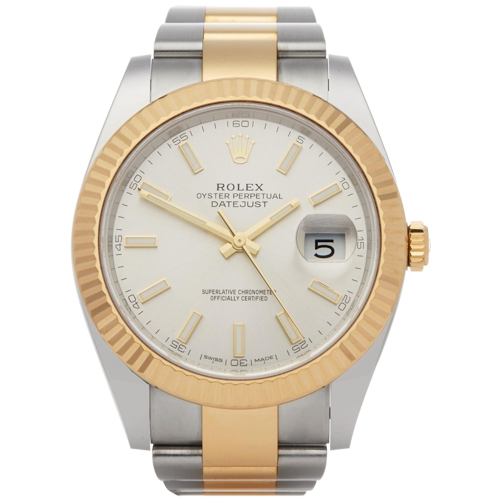 Rolex Datejust 41 126333 Men's Stainless Steel and Yellow Gold  Watch