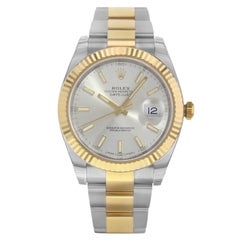 Rolex Datejust 41 126333 Sio Steel 18 Karat Yellow Gold Automatic Men's Watch
