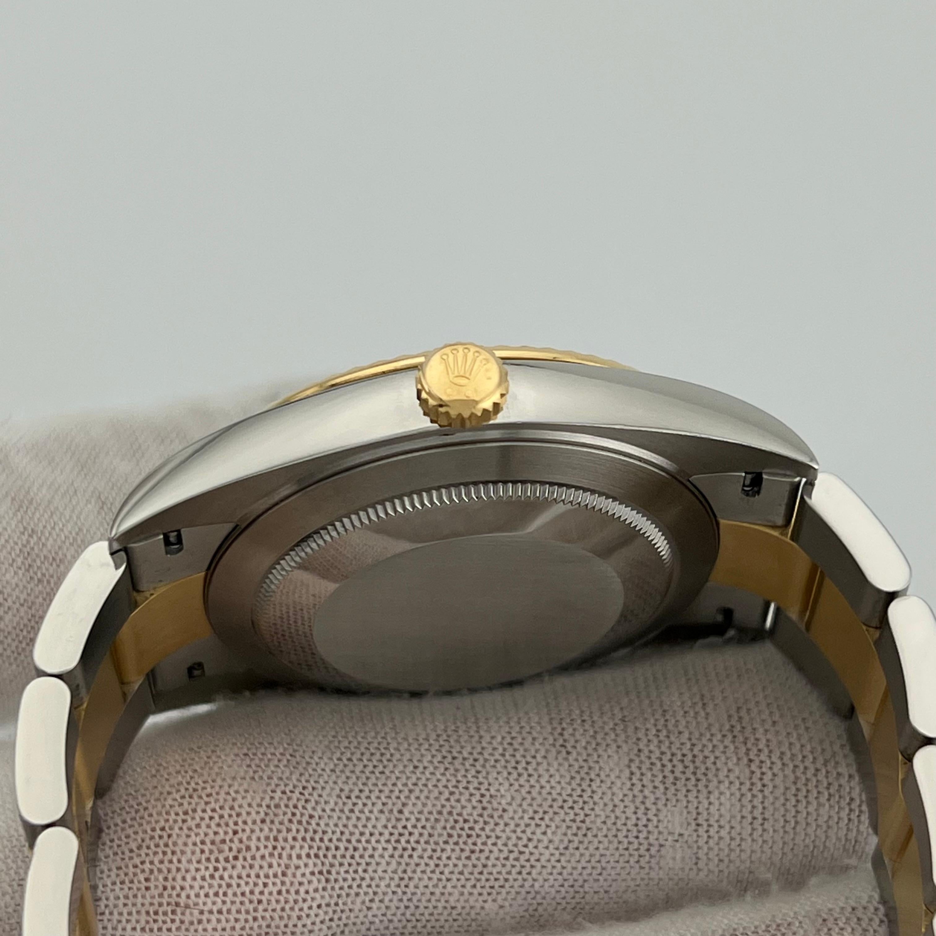 Rolex Datejust 41 126333 Slate Wimbledon Dial 18K Yellow Gold Steel Box Paper 2