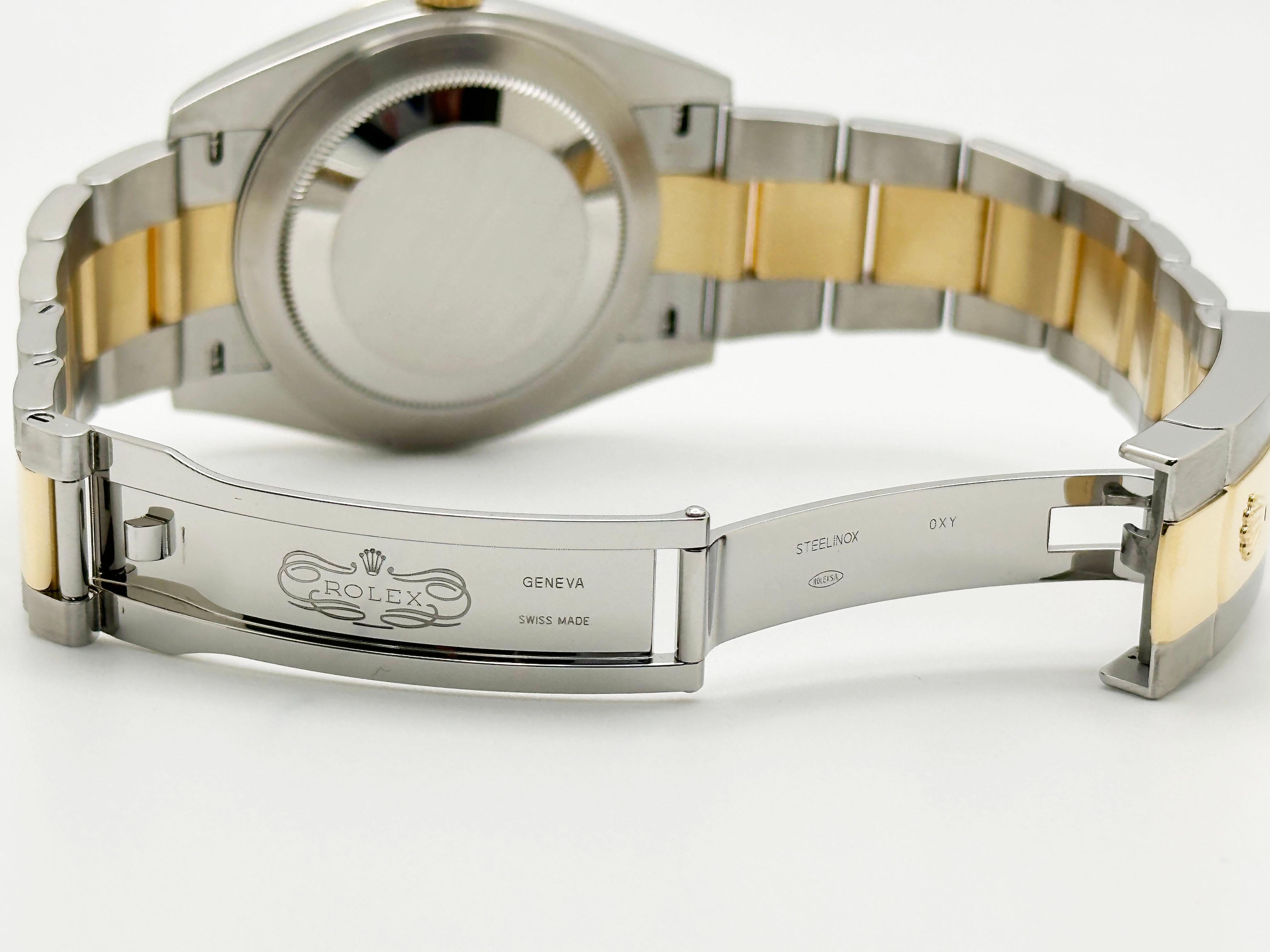 Rolex Datejust 41 126333 Wimbledon 18K Yellow Gold Stainless Box Paper 2023 For Sale 1