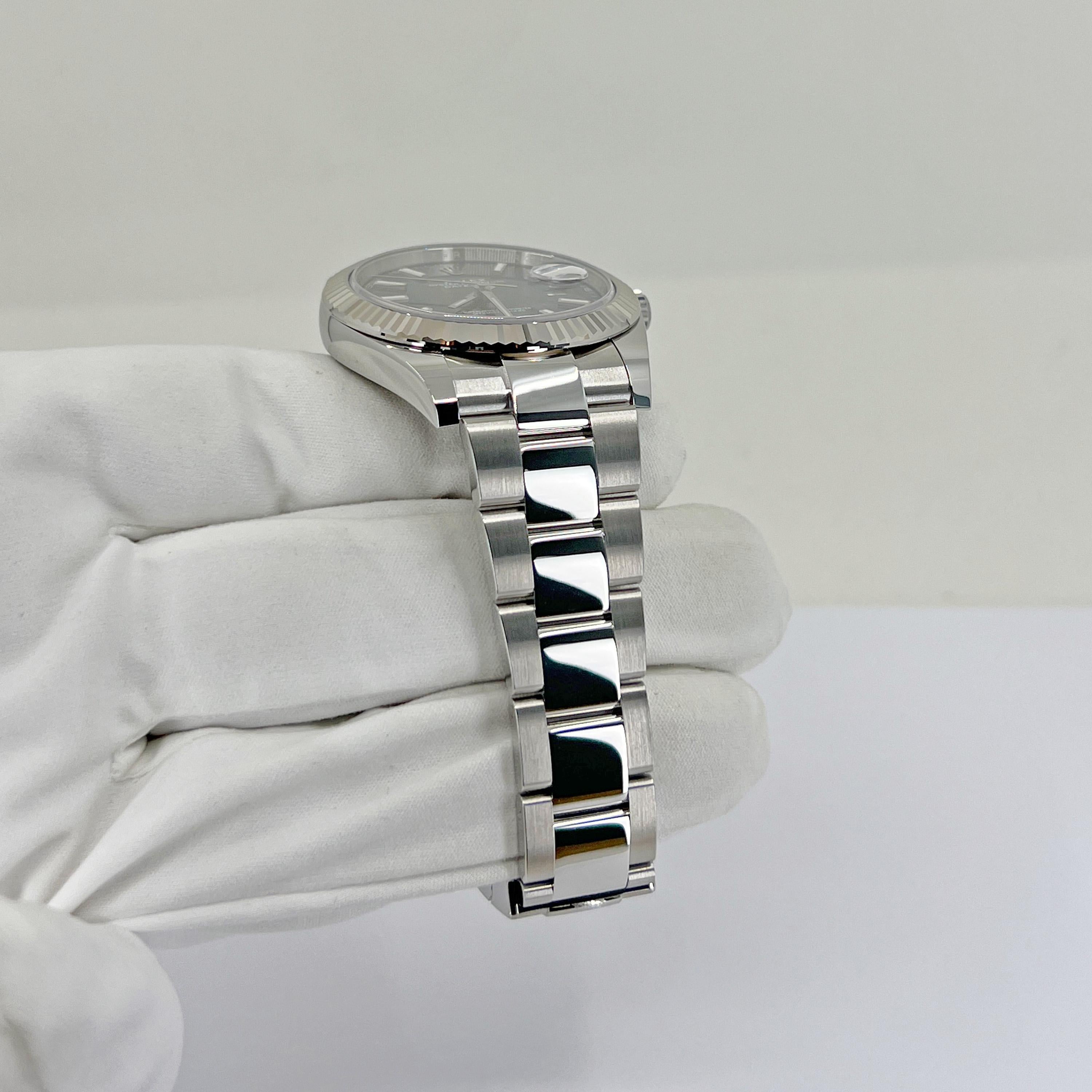 Rolex Datejust 41, 126334-0001, UNWORN Watch, 2022, B+P For Sale 9