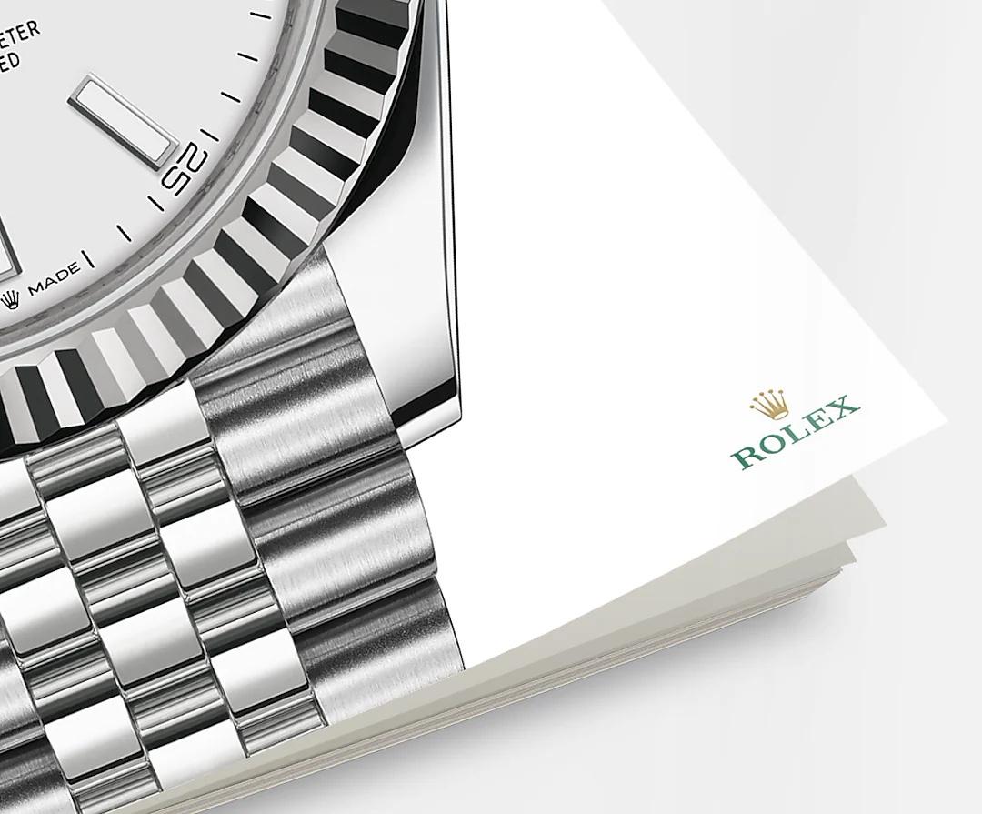 rolex datejust 41 white dial jubilee