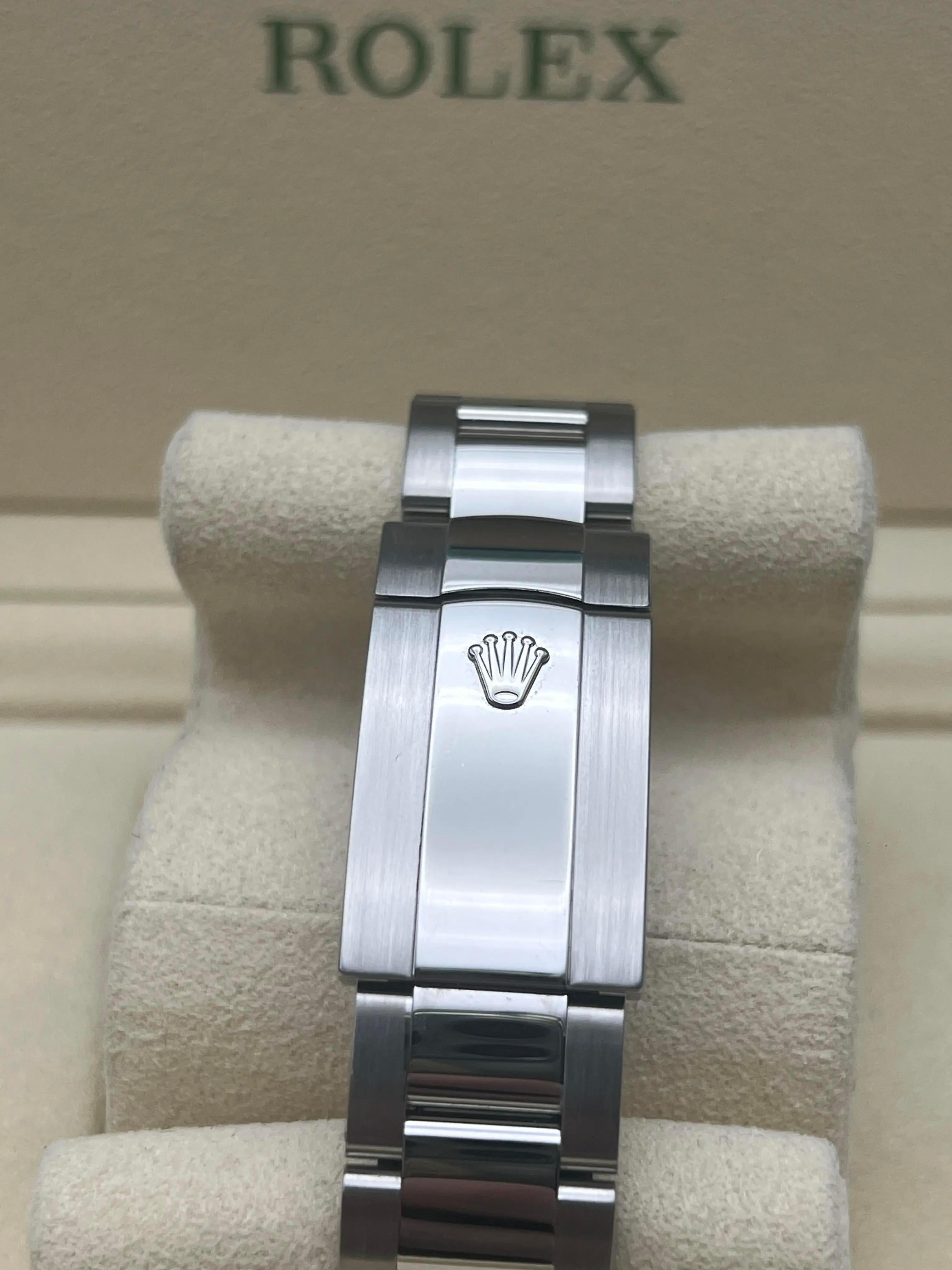 Rolex Datejust 41 126334 18K geriffelte Perlmutt-Diamant-Zifferblatt-Schachtel mit Zifferblatt im Angebot 6