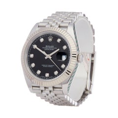 Rolex Datejust 41 126334 Men's Stainless Steel Diamond Watch