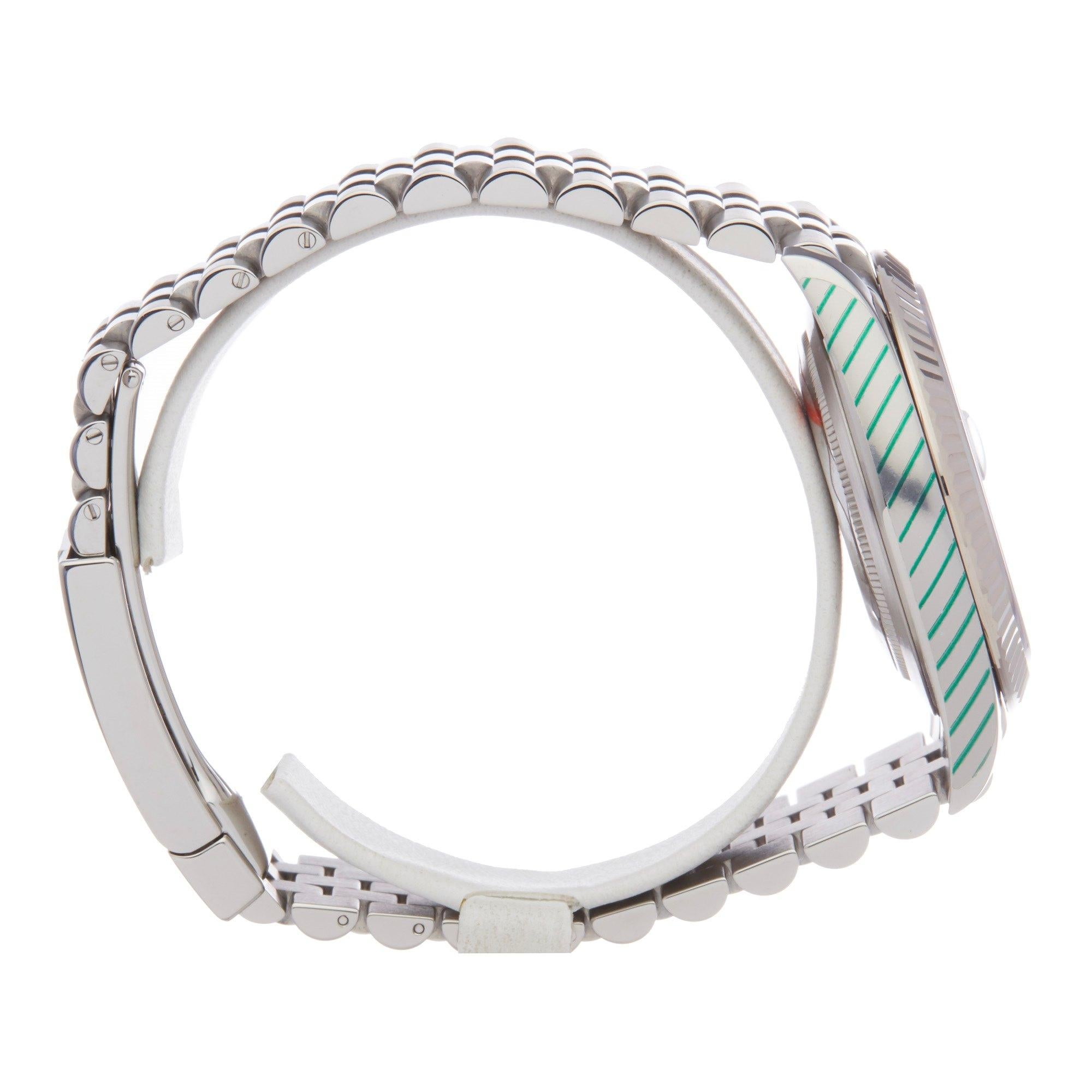 Rolex Datejust 41 126334 Men's Stainless Steel Diamond Watch In Excellent Condition In Bishops Stortford, Hertfordshire