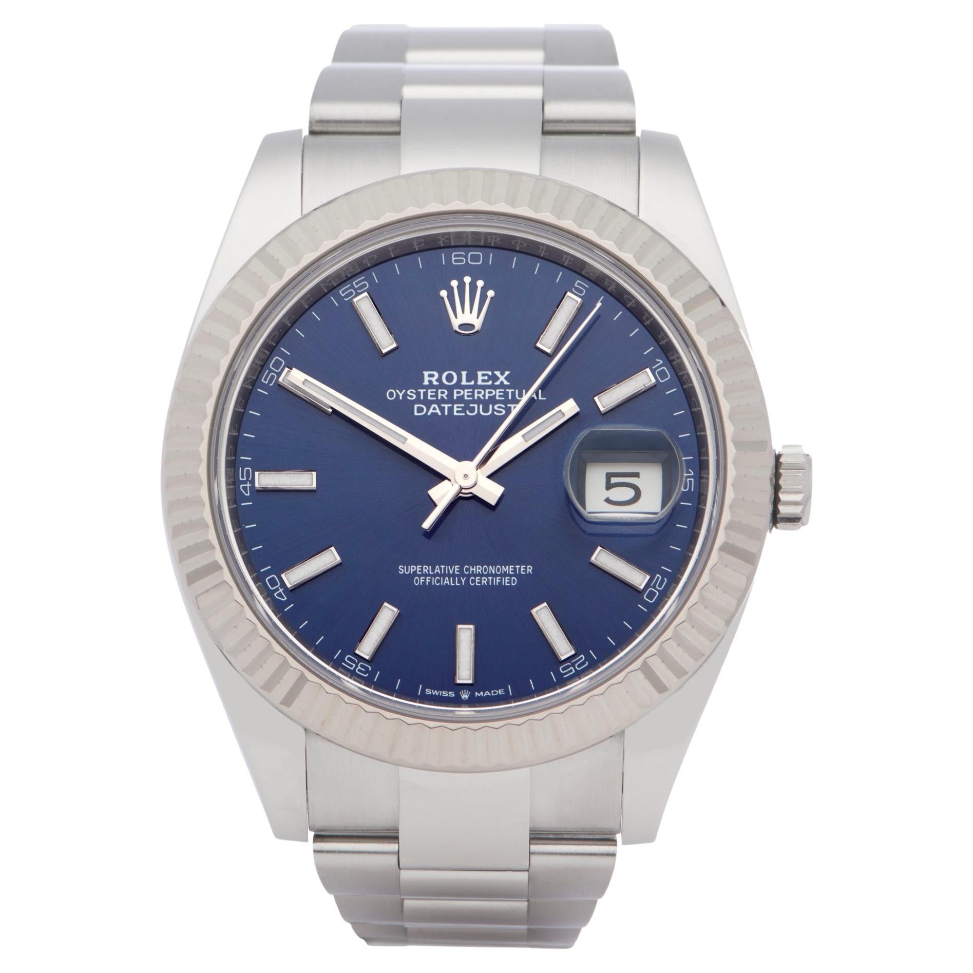Rolex Datejust 41 126334 Men White Gold & Stainless Steel 0 Watch