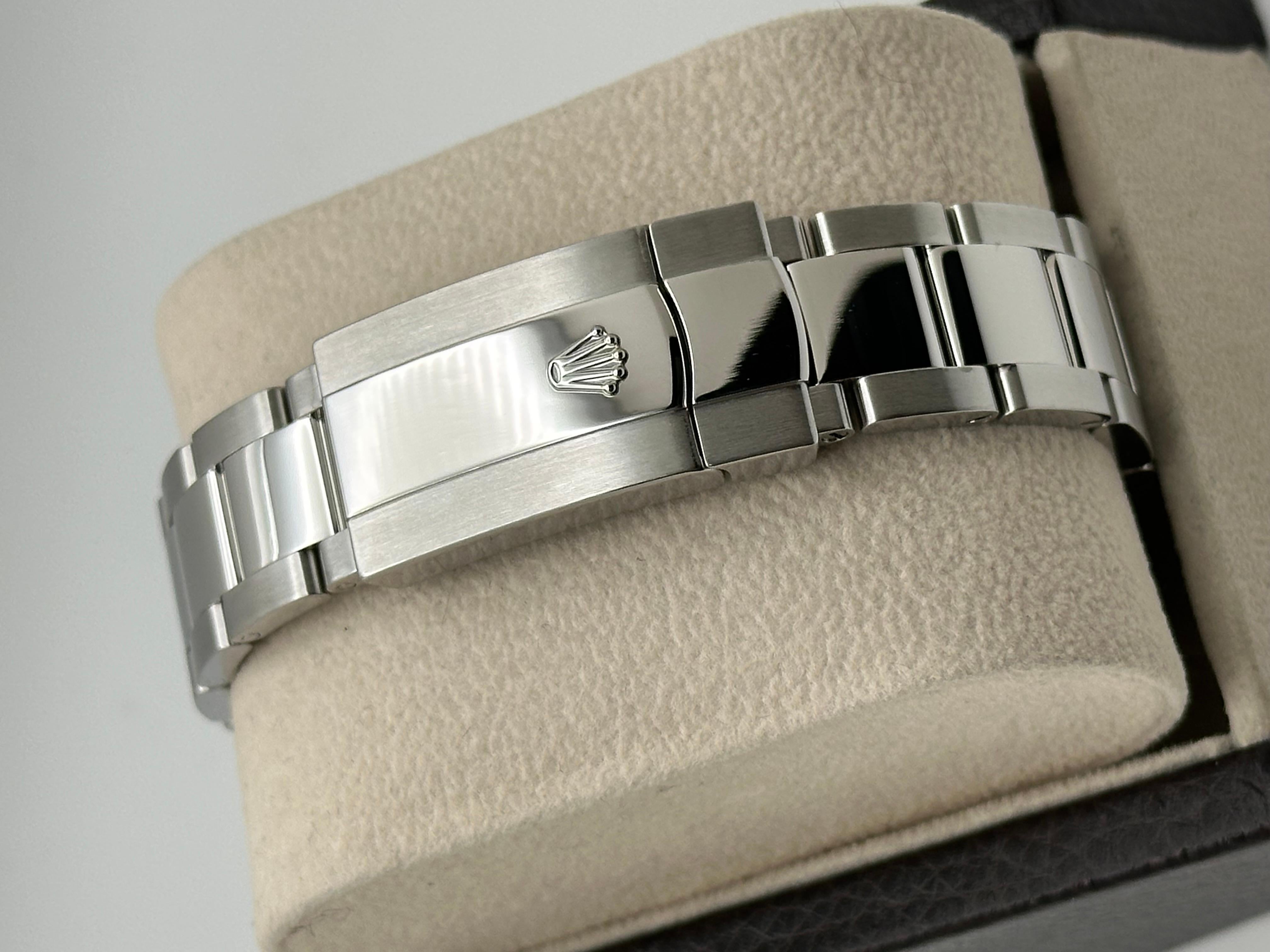Rolex Datejust 41 126334 Rodio Esfera Diamante Acero Inoxidable Caja Papel en venta 2