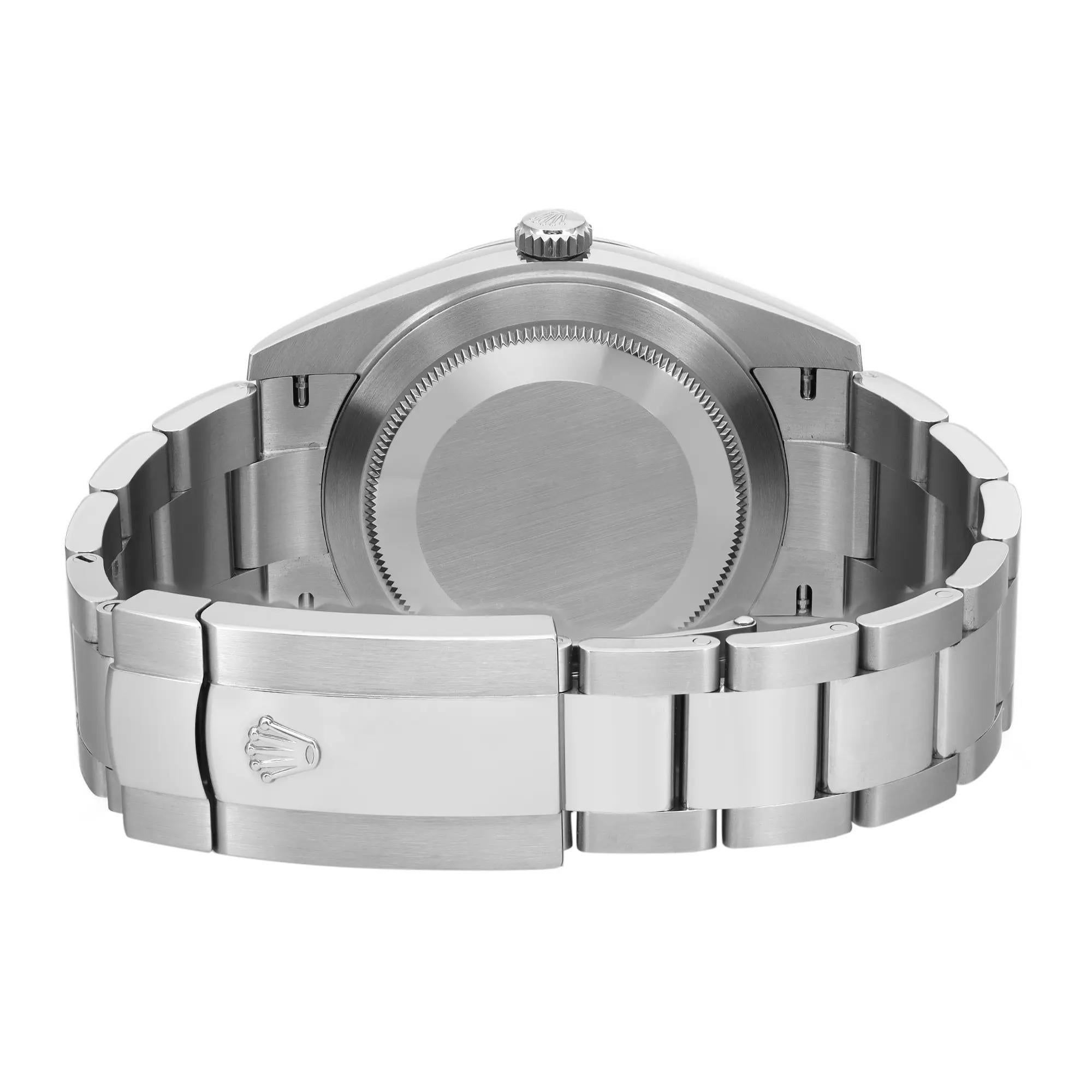Rolex Datejust 41 18K White Gold Steel MOP Diamond Dial Mens Watch 126334 1