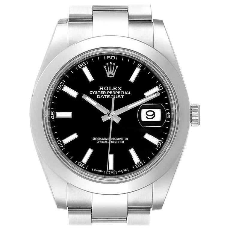 black dial datejust 41