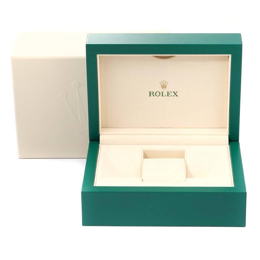 Rolex Datejust 41 Herrenuhr mit schwarzem Zifferblatt und Rauchglas-Lünette aus Stahl 126300 im Angebot 8