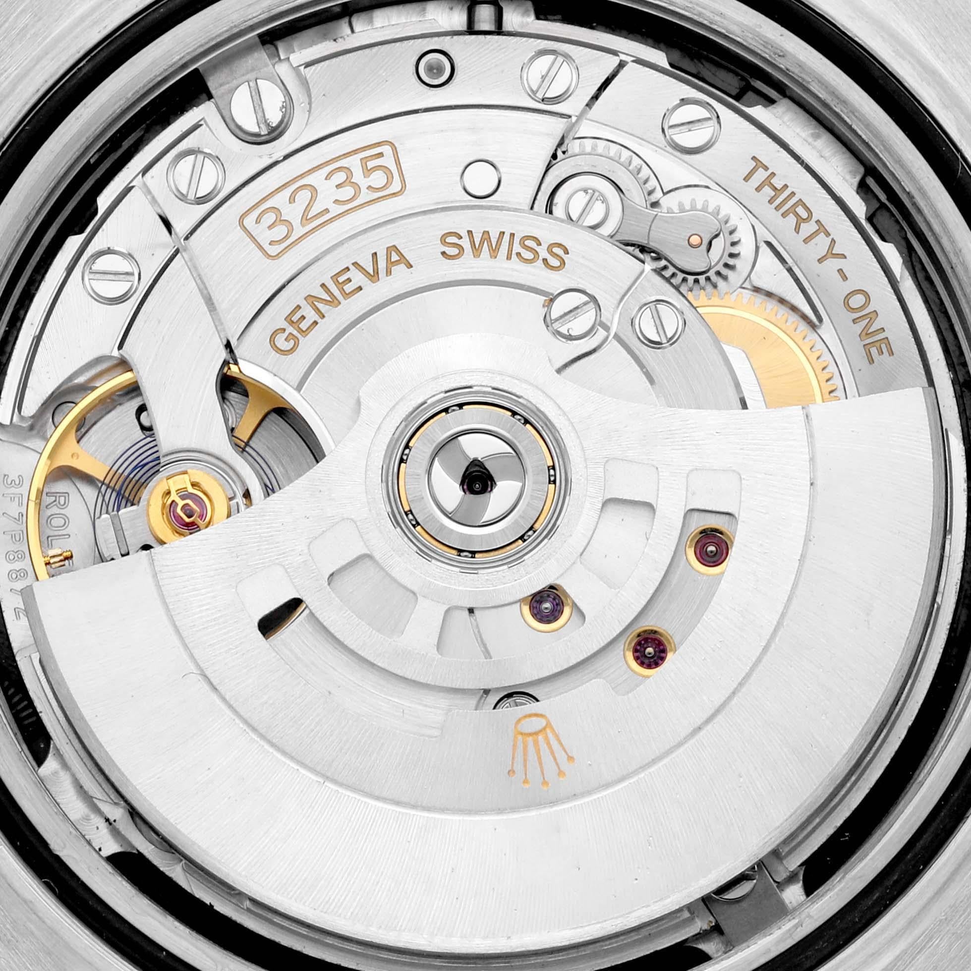 Rolex Datejust 41 Black Dial Smooth Bezel Steel Mens Watch 126300 2