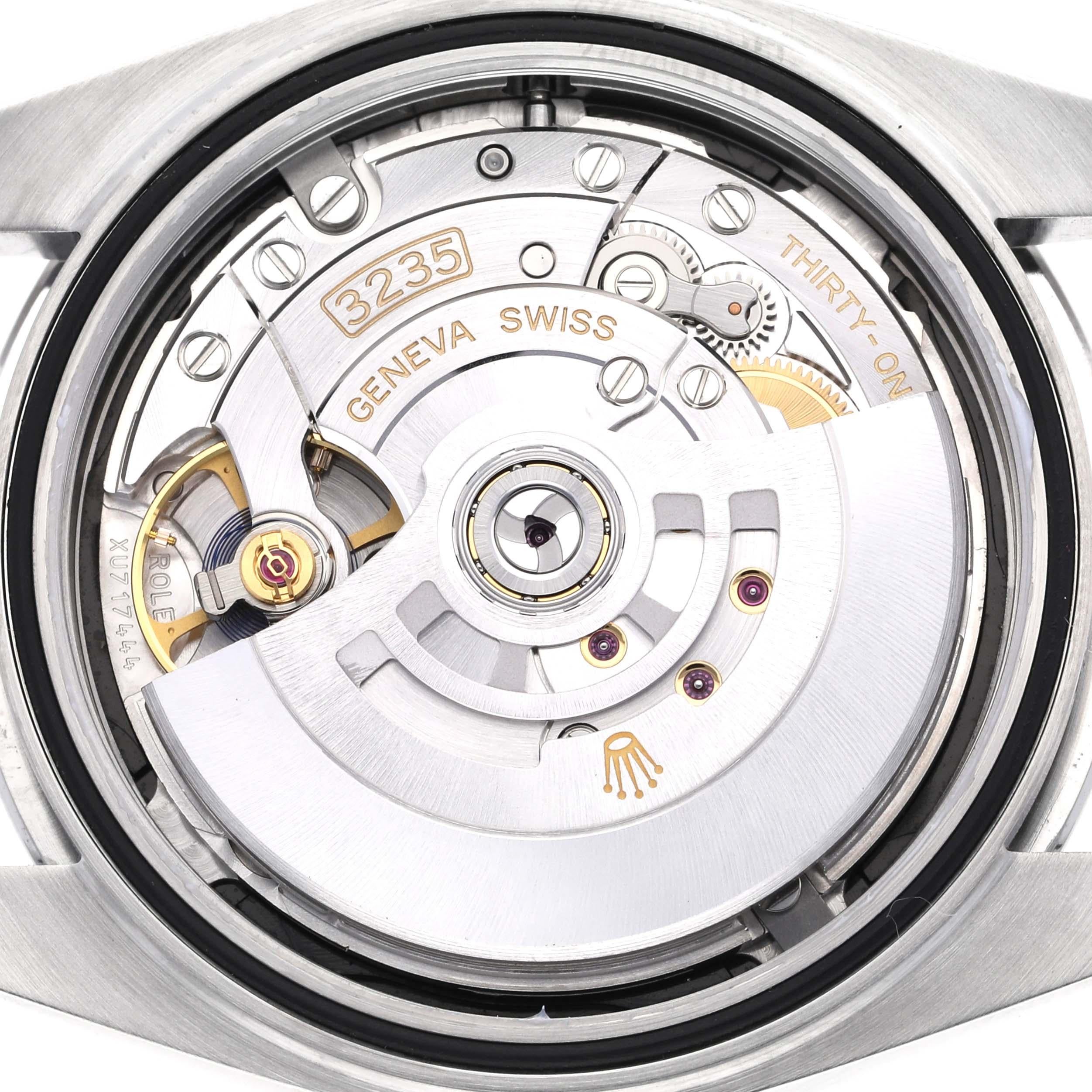Rolex Datejust 41 Black Dial Smooth Bezel Steel Mens Watch 126300 3