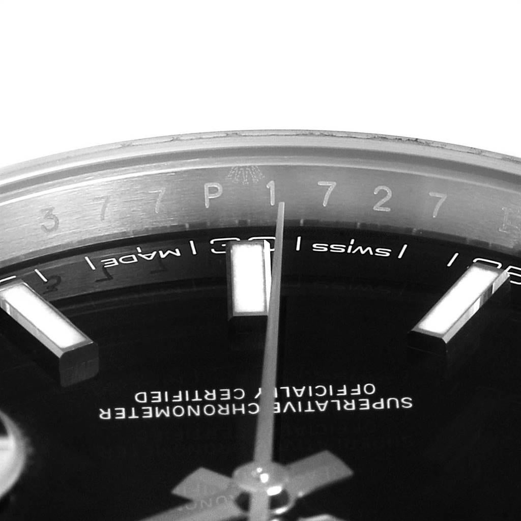 Rolex Datejust 41 Black Dial Steel Men's Watch 126300 Box Card For Sale 3