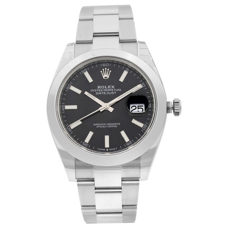 datejust black face