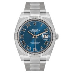 Rolex Datejust 41 avec cadran bleu 126334