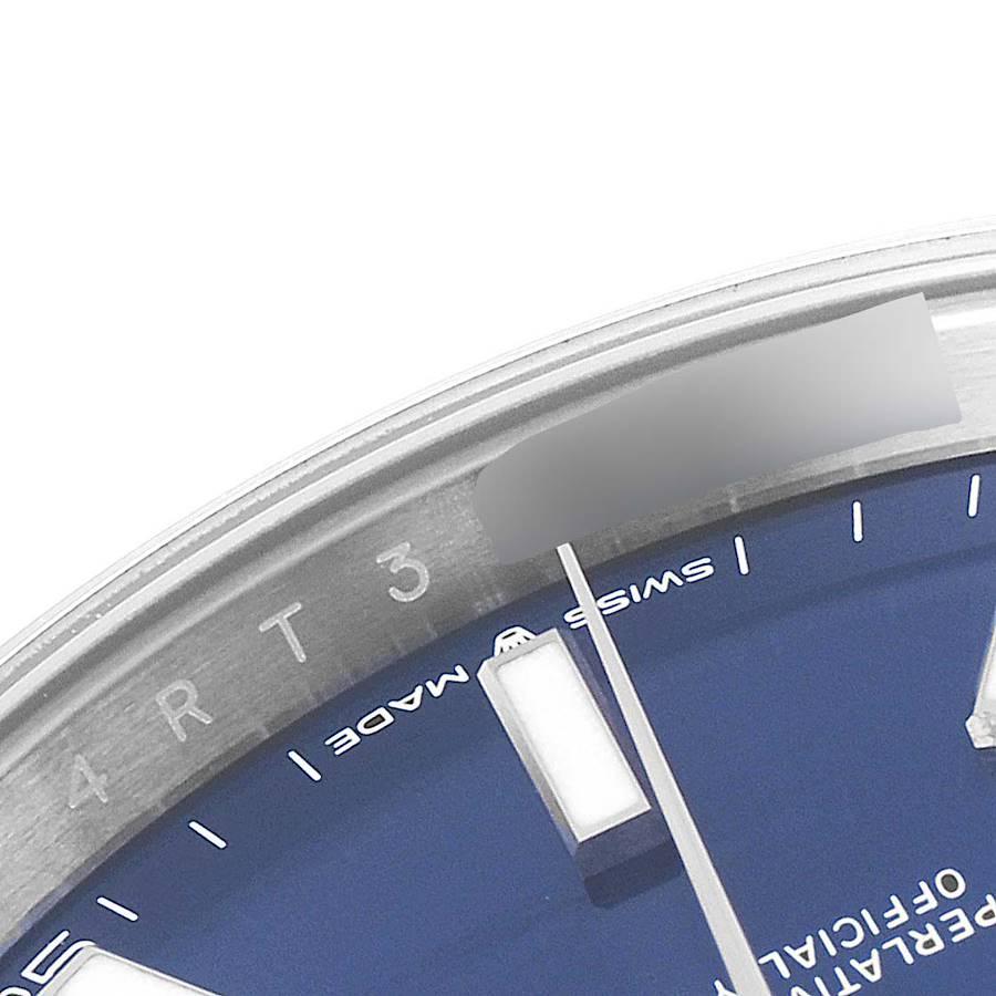Rolex Datejust 41 Blue Dial Jubilee Bracelet Steel Men’s Watch 126300 Unworn In Excellent Condition For Sale In Atlanta, GA