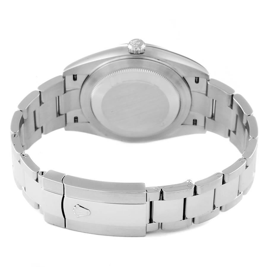 Rolex Datejust 41 Blue Dial Oyster Bracelet Steel Watch 126300 Box Card For Sale 4