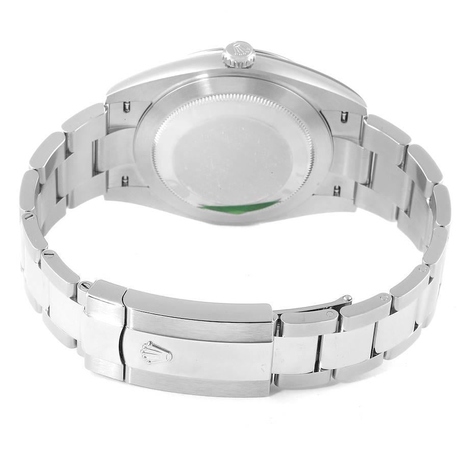 Rolex Datejust 41 Blue Dial Oyster Bracelet Steel Watch 126300 Unworn 3