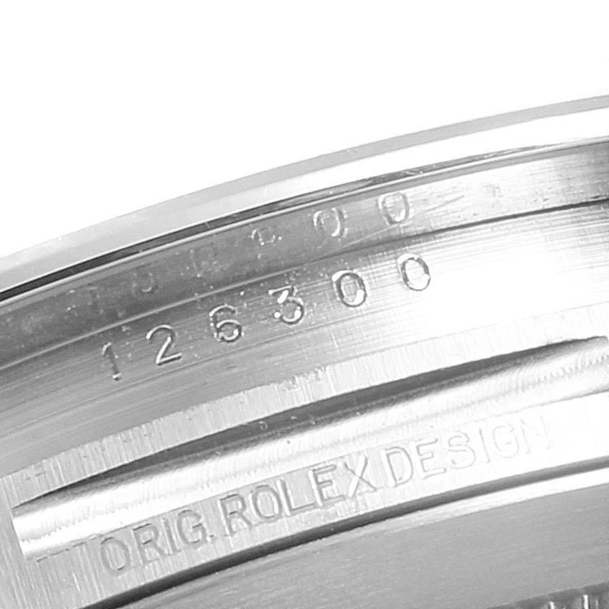Rolex Datejust 41 Blue Dial Steel Men's Watch 126300 Box Card 5