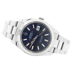 Rolex Datejust 41 Orologio blu in Steele 126300