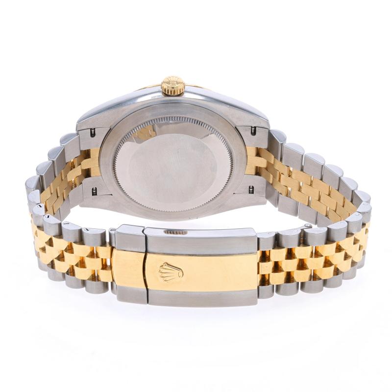 Men's Rolex Datejust 41 Diamond Mens Wristwatch 126333 Stainless Gold 18k Auto 1YrWnty For Sale