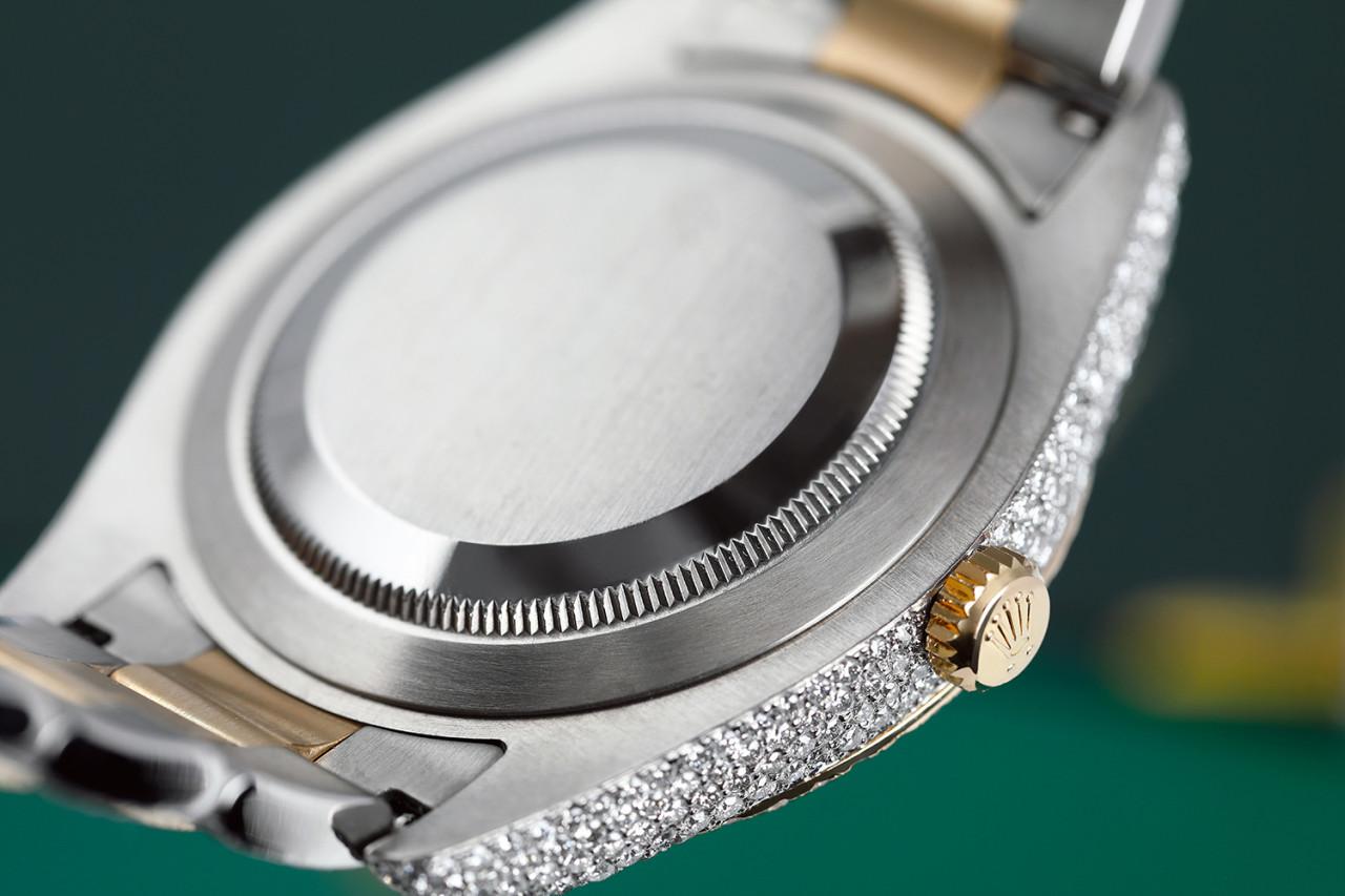 Rolex Datejust 41 Diamant-Uhr aus zweifarbigem Edelstahl und Gelbgold 126303 im Zustand „Hervorragend“ im Angebot in New York, NY