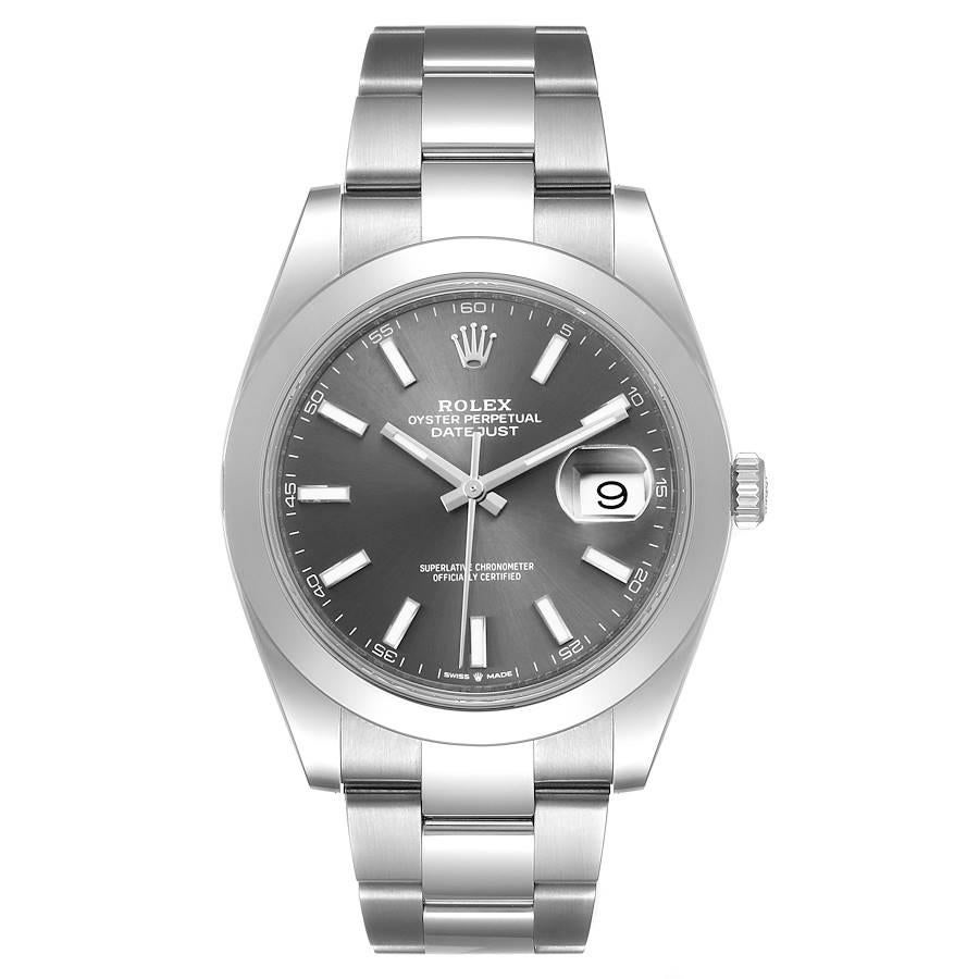 datejust 41 grey