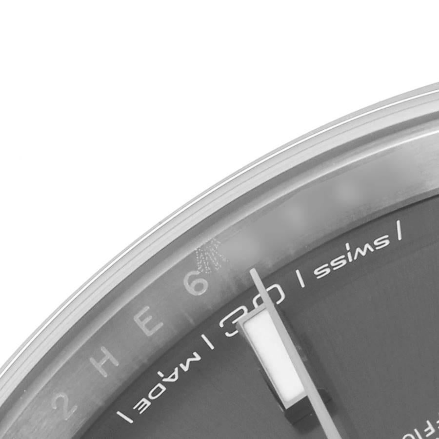 Rolex Datejust 41 Grey Dial Domed Bezel Steel Mens Watch 126300 Unworn For Sale 1