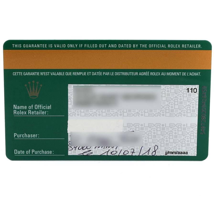 Rolex Datejust 41 Grey Dial Green Numerals Steel Mens Watch 126300 Box Card 4
