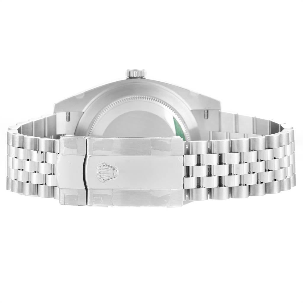 Rolex Datejust 41 Grey Dial Jubilee Bracelet Men's Watch 126300 Unworn For Sale 4