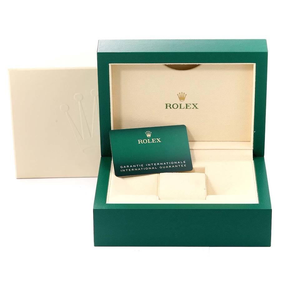 Rolex Datejust Grey Green Wimbledon Dial Steel Mens Watch 126300 Box Card 5