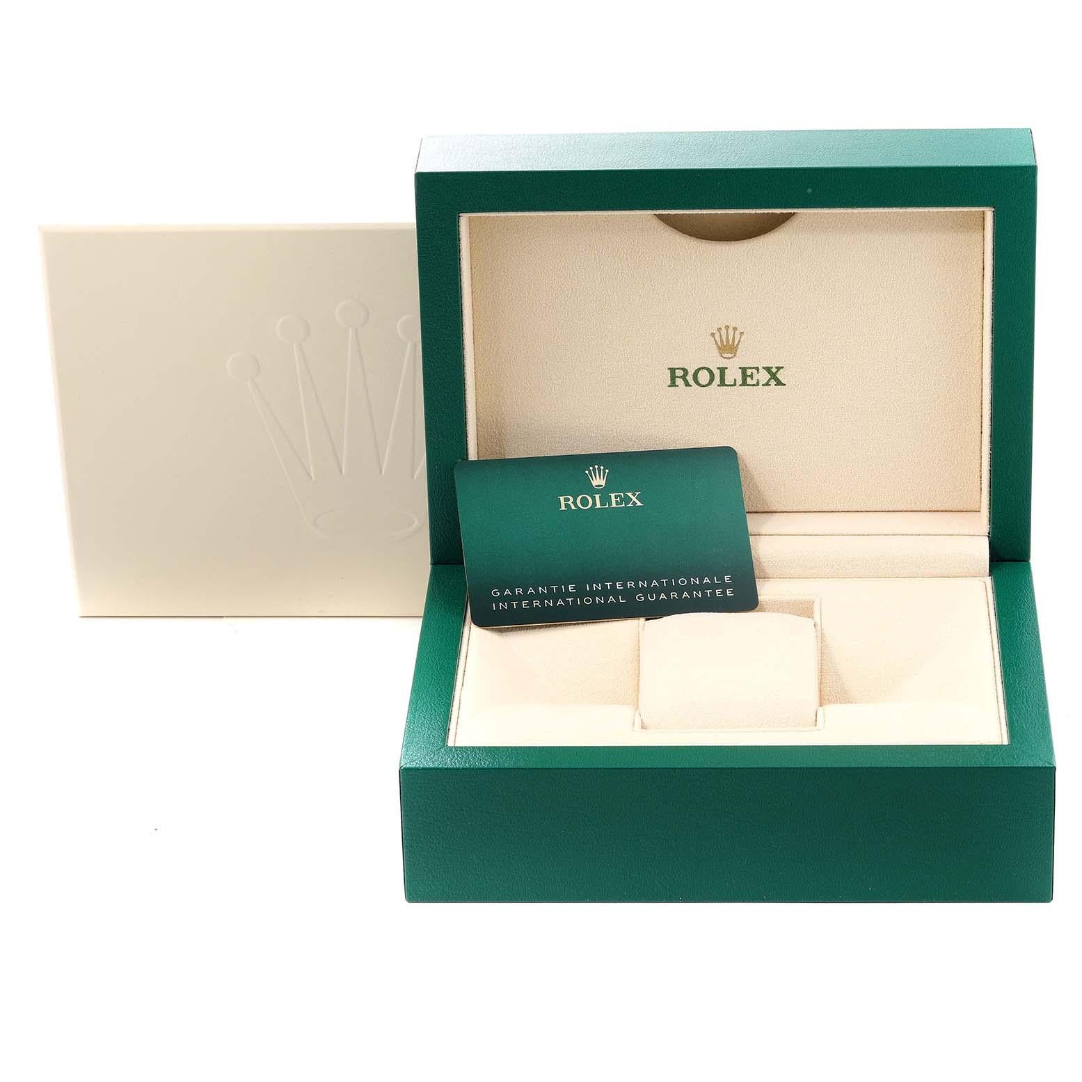 Rolex Datejust 41 Grey Green Wimbledon Dial Steel Mens Watch 126300 Box Card 8