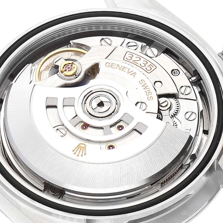 Rolex Datejust 41 Grau Grün Wimbledon Zifferblatt Stahl Herrenuhr 126300 Box Kartene im Angebot 5