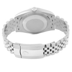 Rolex Datejust 41 Grey Green Wimbledon Dial Steel Mens Watch 126300 Unworn