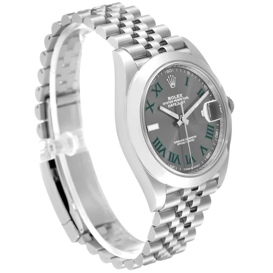 datejust green dial 41