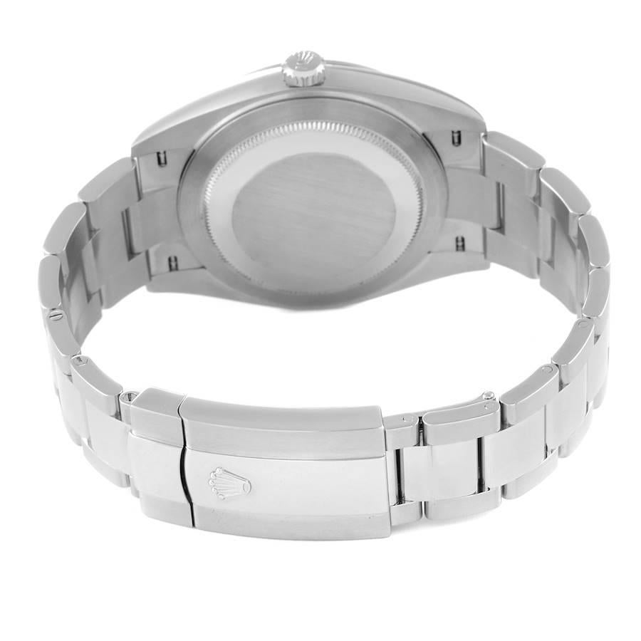Rolex Datejust 41 Grey Wimbledon Dial Steel Mens Watch 126300 Box Card 5