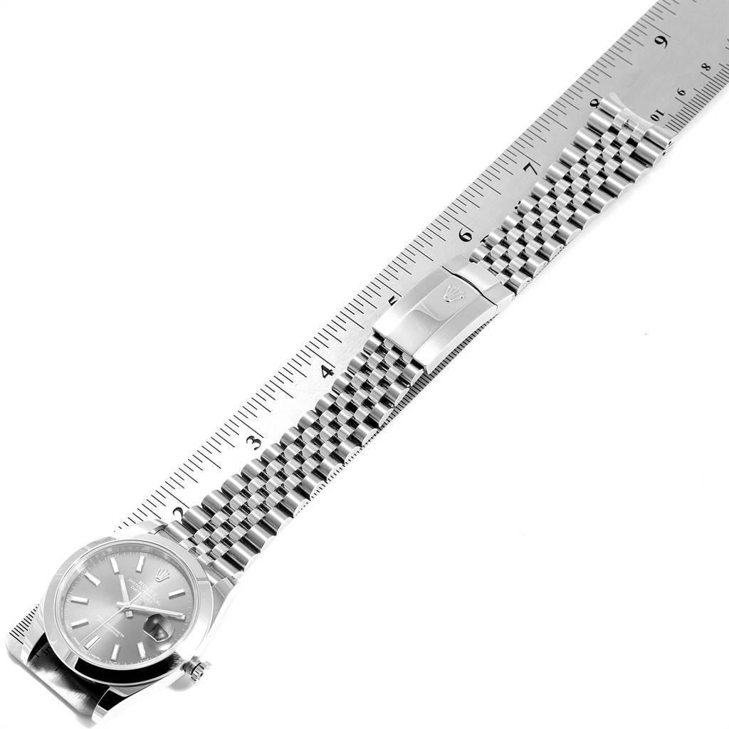 Rolex Datejust 41 Jubilee Bracelet Steel Men's Watch 126300 Box Card For Sale 7