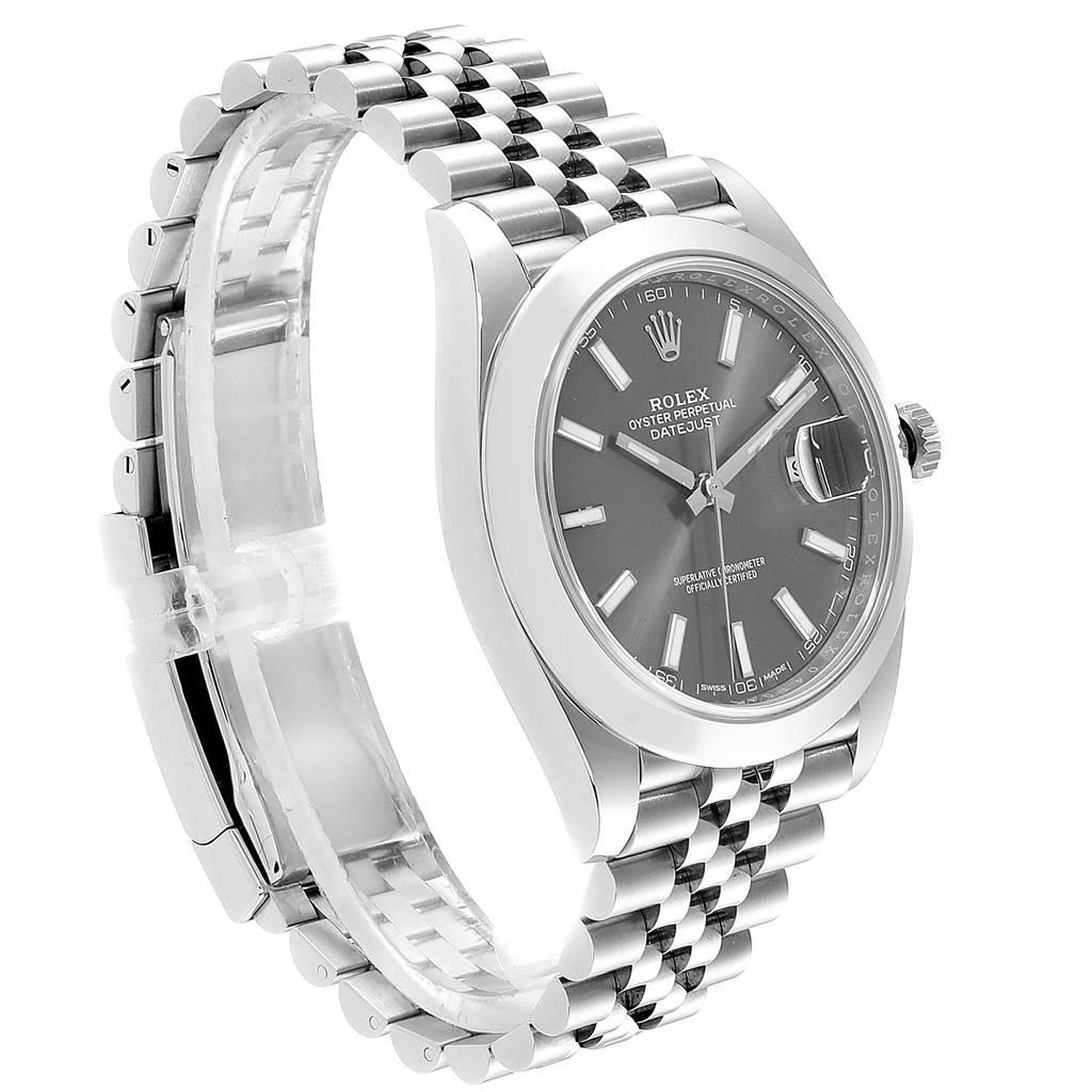 Rolex Datejust 41 Jubilee Bracelet Steel Men's Watch 126300 Box Card For Sale 1