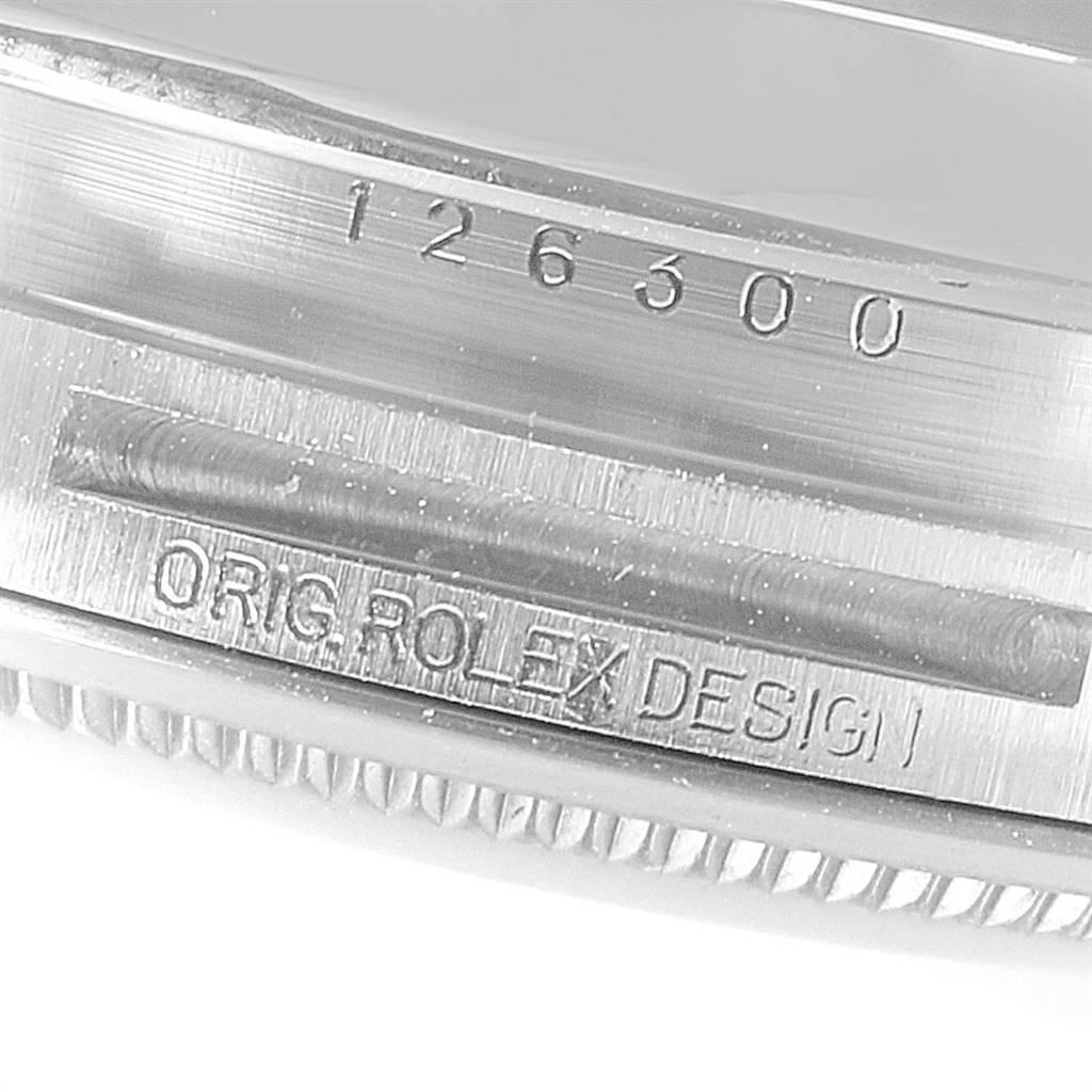 Rolex Datejust 41 Jubilee Bracelet Steel Men's Watch 126300 Box Card For Sale 4